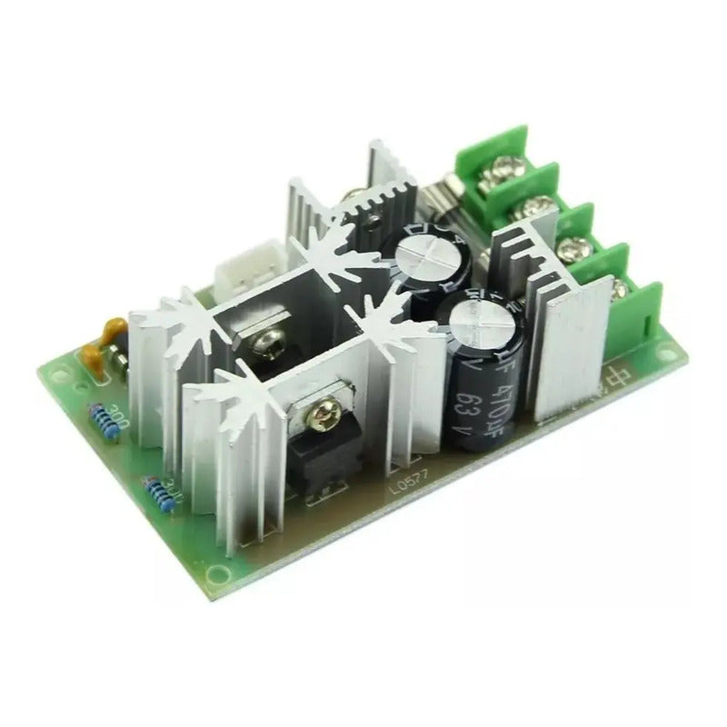 Control De Velocidad De Motor Dc 10-60v 20a Pwm 12v 24v 48v