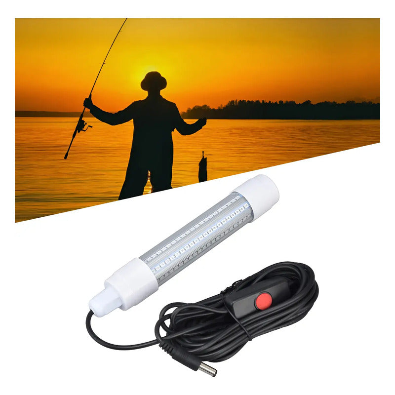 Luz De Pesca Lampara Bote Led Camping Sumergible 12v 24v 48v