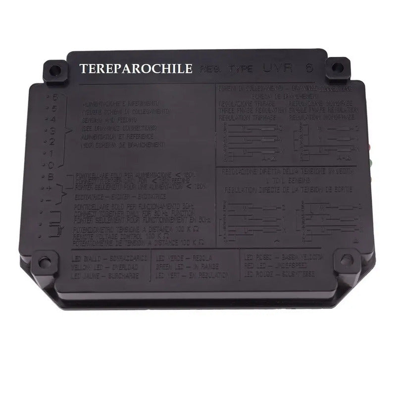 Regulador De Tension Avr Uvr6 Para Alternadores Mecc Alte