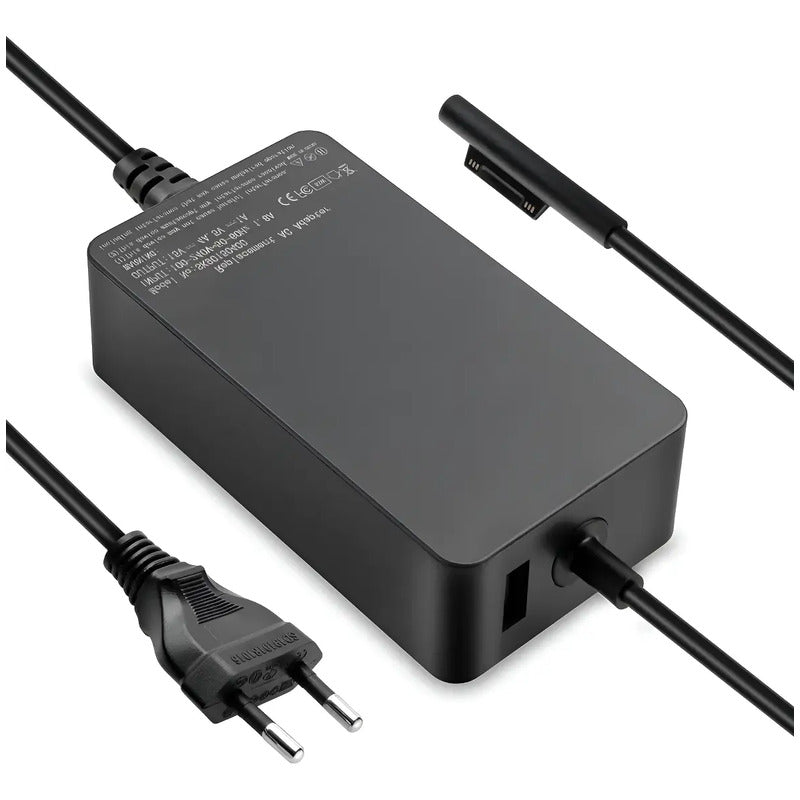 Cargador Para Microsoft Surface Pro 65w Laptop Tablet Negro