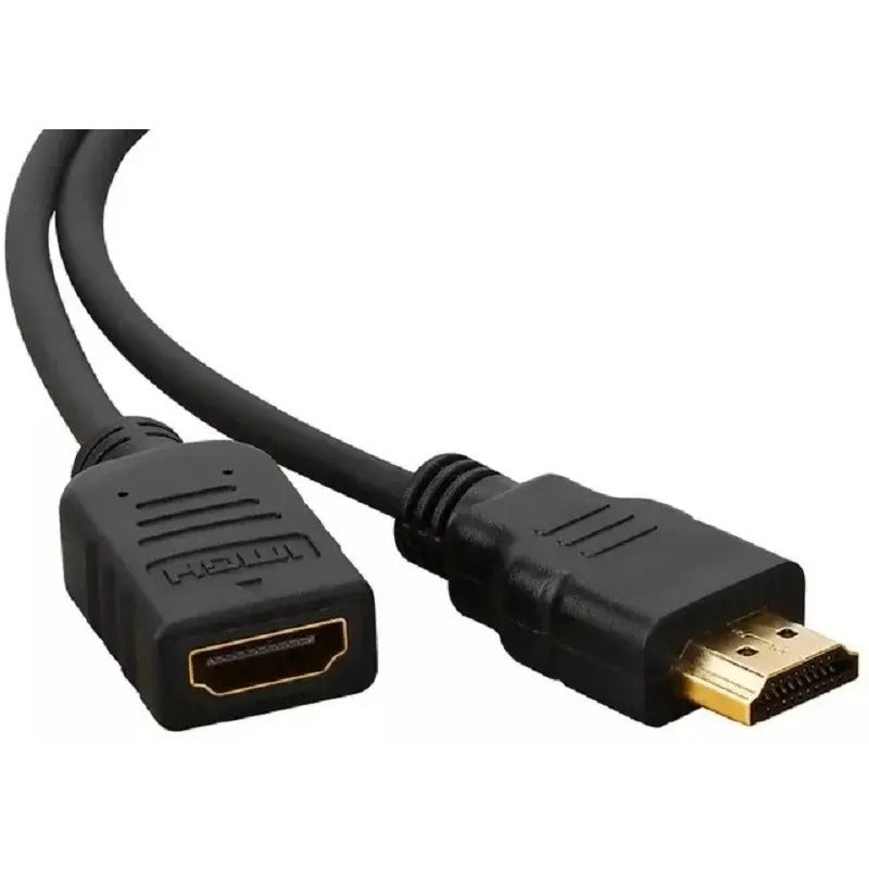 Extension Hdmi Hembra A Hdmi Macho 50 Cm Full Hd 4k Hdtv