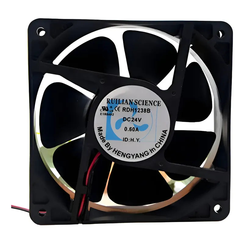 Ventilador Fan Cooler Rdh1238b 24v 120x120x38mm 12038 120cm Negro