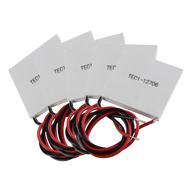 Pack 5 Celda Peltier Tec1-12706 12v 60w 12706 +pasta Termica