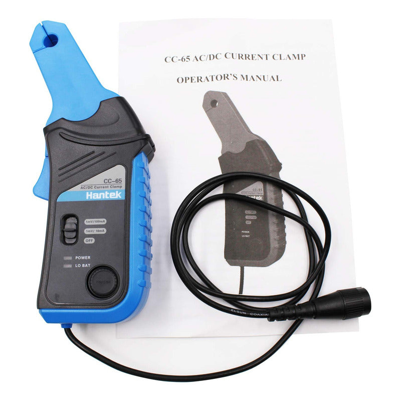 Pinza Amperimétrica Hantek Cc-65 Ac/dc 65a Osciloscopio Sensor Hall