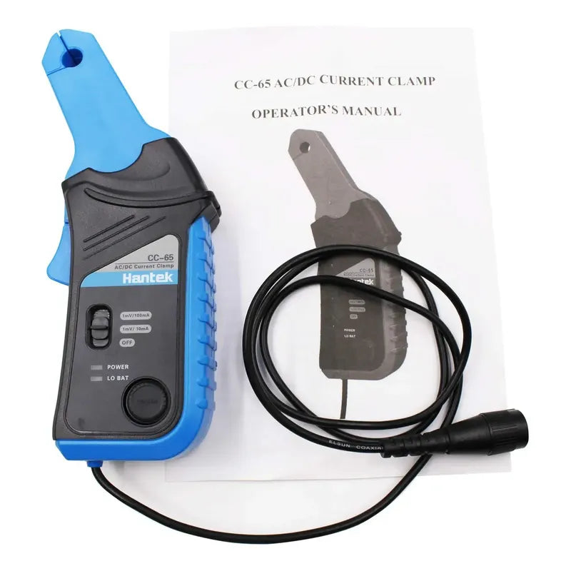 Pinza Amperimétrica Hantek Cc-65 Ac/dc 65a Osciloscopio Sensor Hall