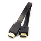 Cable Hdmi Plano 30cm Hdtv Macho A Macho 1080 Hd 4k 3d