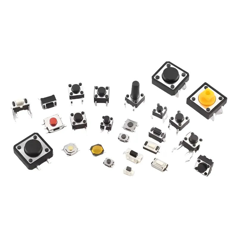 Kit 250 Pulsadores Switch Micro Pulsadores Boton 25 Tipos