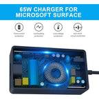 Cargador Para Microsoft Surface Pro 65w Laptop Tablet Negro