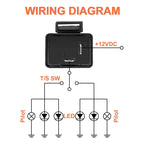 Rele Luz Led Flasher Intermitente 12v 0.1w A 150w 2 Pin Moto