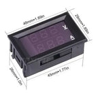 Voltimetro Amperimetro Digital 200v Dc - Con Shunt 200 Amp