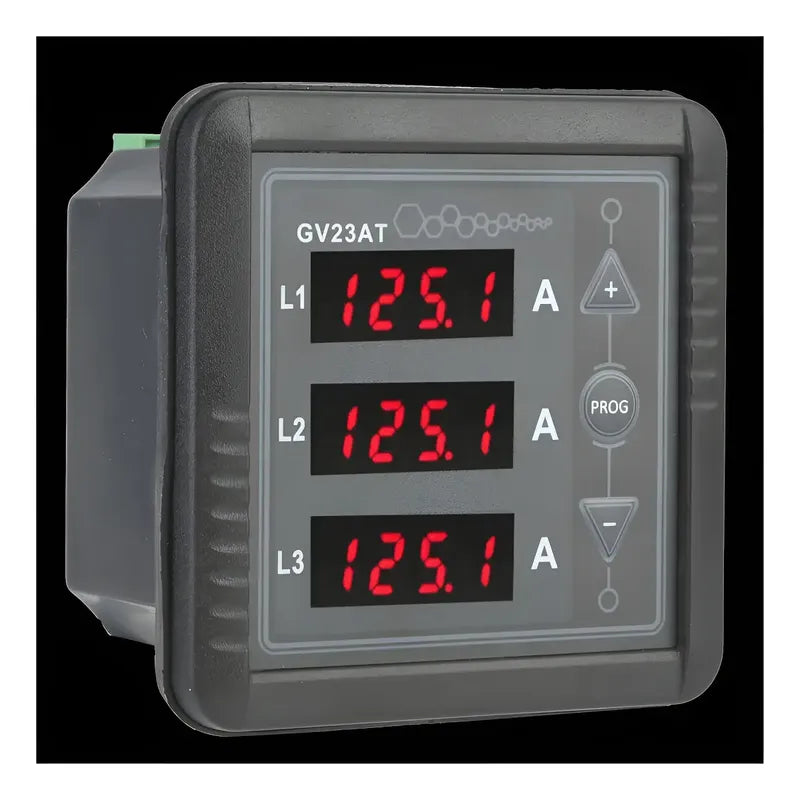 Medidor Corriente Amperimetro Trifasico Gv23at 220 Generador