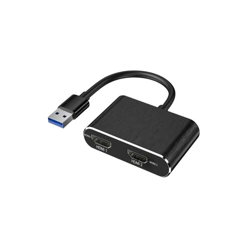 Adaptador Convertidor Usb 3.0 A Hdmi - Hdmi Dual 2k Ultra Hd