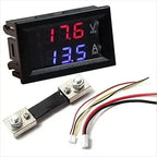 Voltimetro Amperimetro Digital 200v Dc - Con Shunt 200 Amp