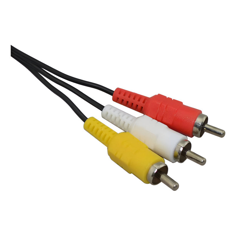 Cable Adaptador Scart A Rca Av 3 Rca Audio Video Tv 2 Metros