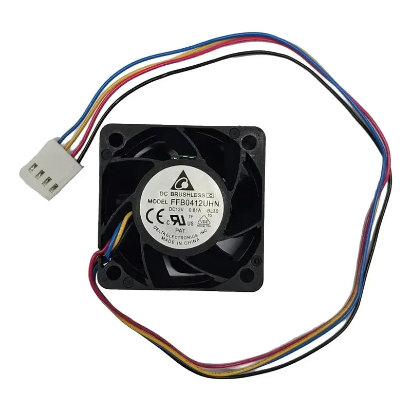 Ventilador Fan Cooler Ffb0412uhn 12v 0.8a 40x28mm 4pin Negro Negro