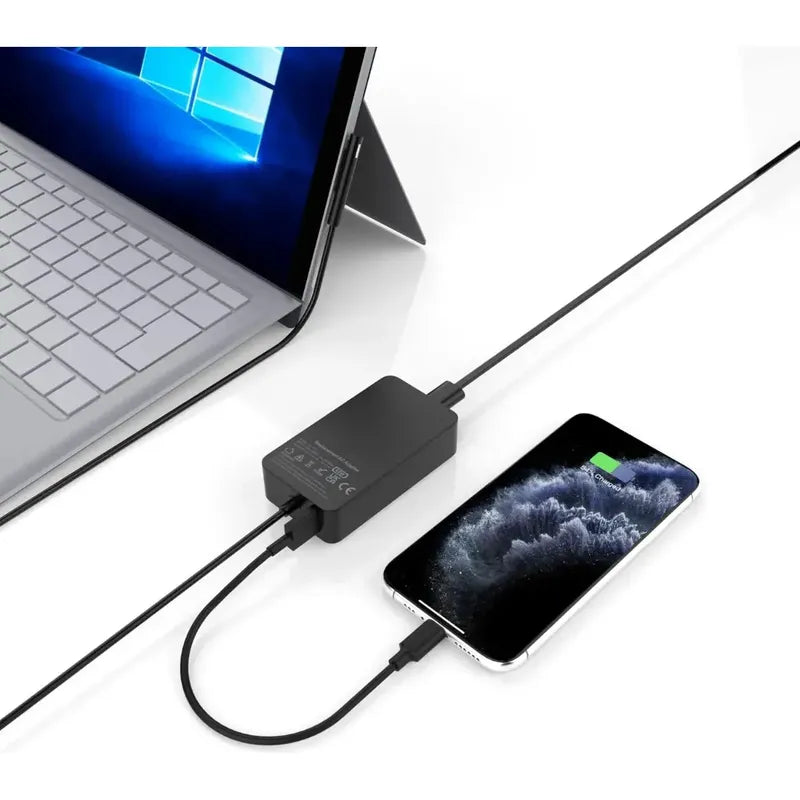 Cargador Para Microsoft Surface Pro 65w Laptop Tablet Negro