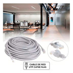 Cable De Red Lan Utp Cat-6 Cat-5 Ethernet Rj-45 5 Metros