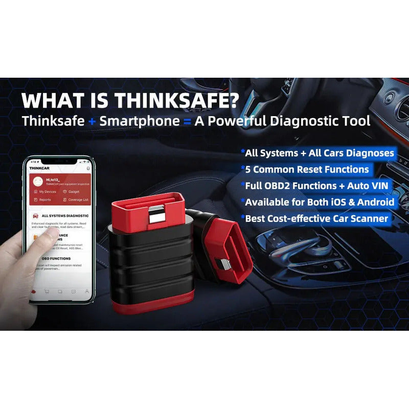 Scanner Obdii Thinkcar Automotriz Obd2 Thinksafe Multimarca