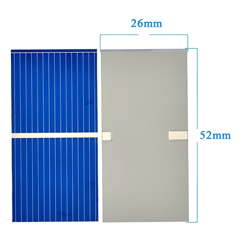 20 X Panel Solar 52 X 26mm 0.2w 0.5v Diy Proyecto Solar
