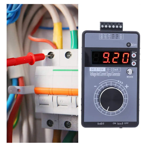 010v 022ma Generador De Señal De Corriente De Voltaje Digital, Generador De Señal Portátil Transmisor Simulador Analógico De Corriente De Voltaje