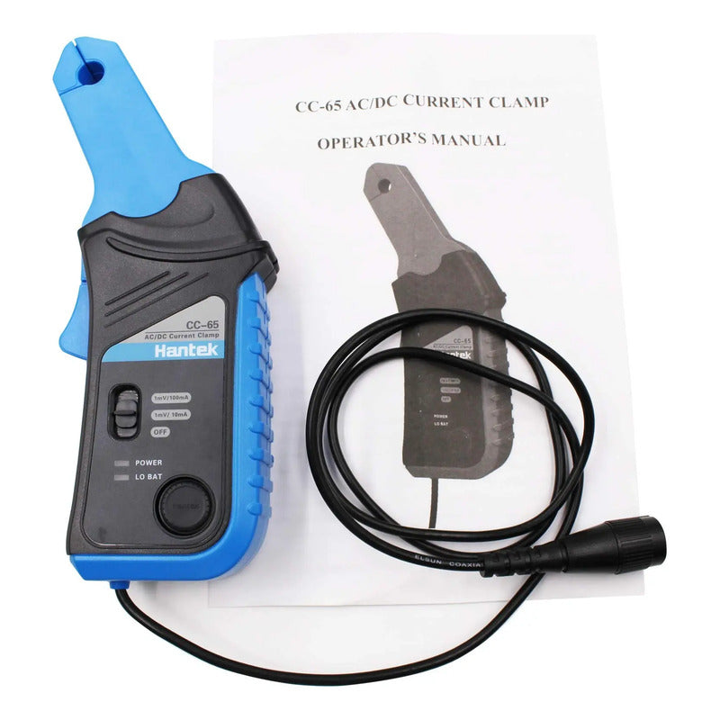 Pinza Amperimetrica Cc-65 Ac/dc 65a Para Osciloscopio 20khz