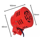 Sirena De Metál Para Alarma Emergencia Turbina 100db 12v Dc