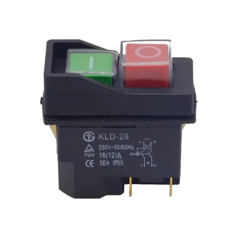 Switch Interruptor Pulsador Kld-28a Electromagnético 16a