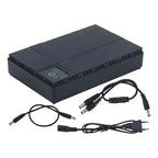 Ups Portátil Tereparochile 10400mah Para Cámaras Routers Y Módems Negro