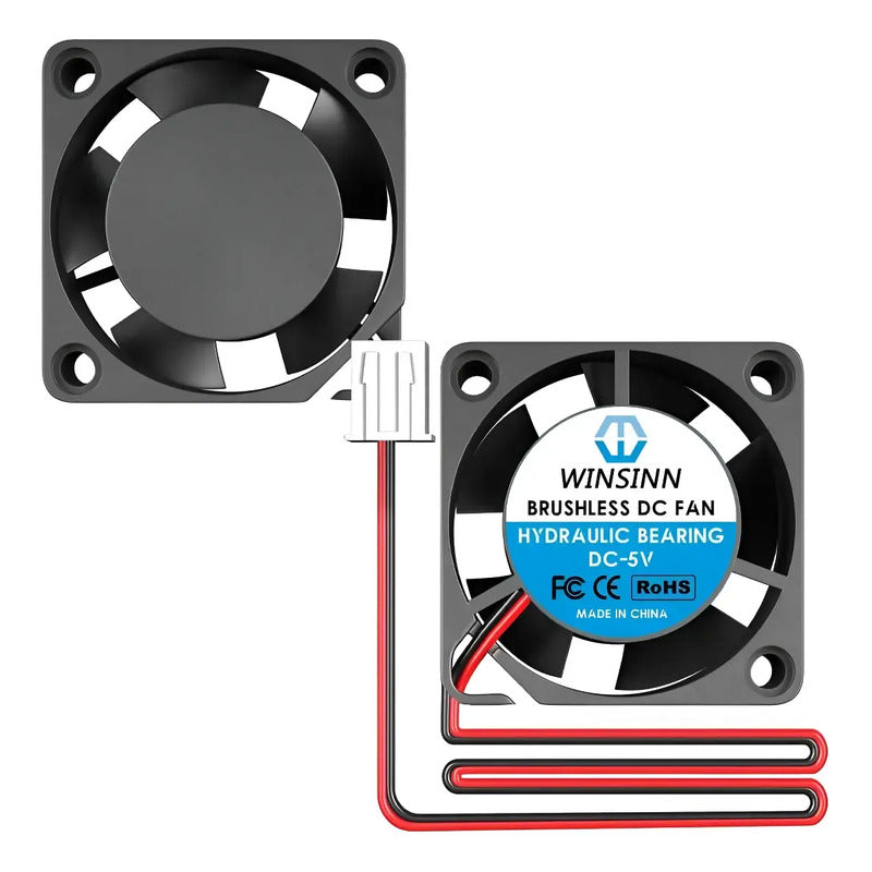 Ventilador Fan Cooler 25x10mm 5v 2510 2 Pin Negro
