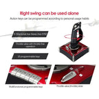 Joystick Simulador Vuelo Pxn-2119 Pro Palanca Usb Control Rojo Con Negro