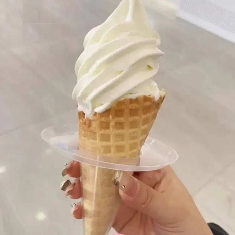 100x Porta Cono De Helados Barquillo Antichorreo Plastico
