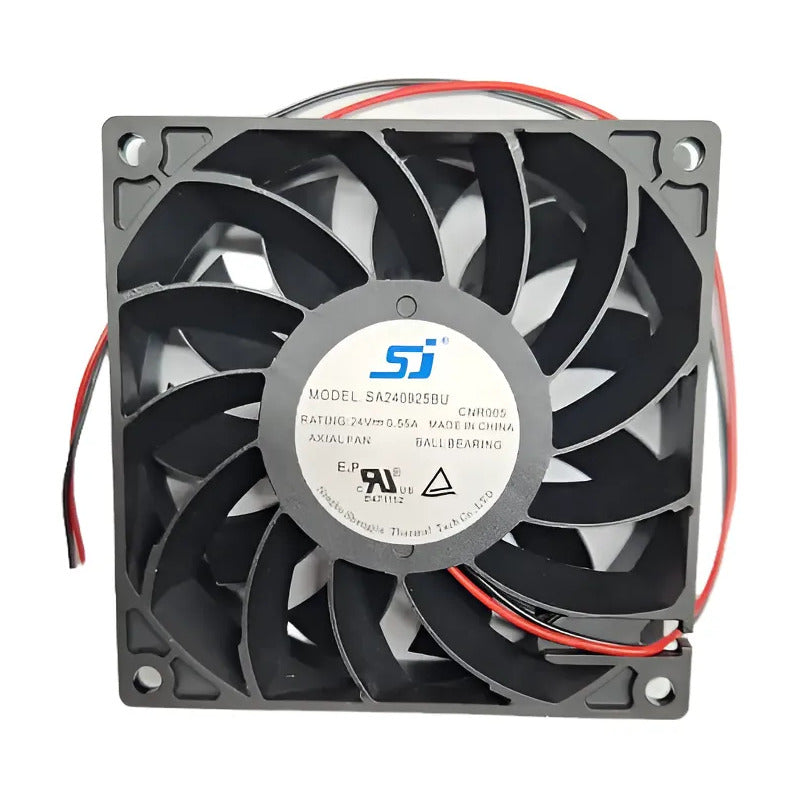 Ventilador Fan Cooler Sa240925bu 24v 92x25mm 2 Pin 9225 Negro