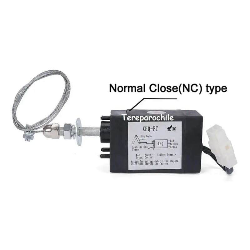 Solenoide Parada Motor 12v Valvula Selenoide Normal Abierto