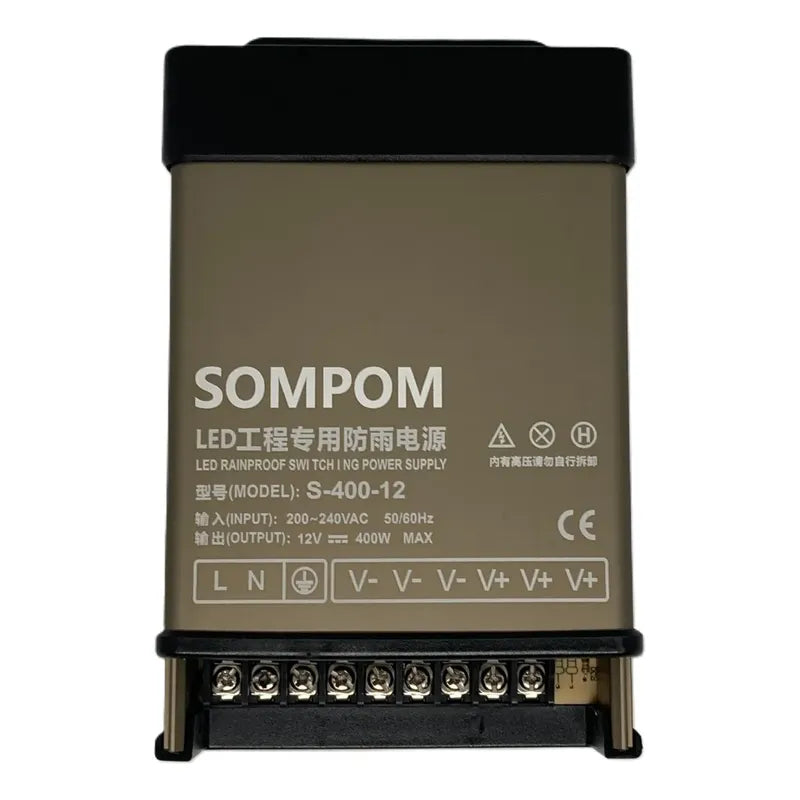 Fuente De Poder Switching 12v 400w 33a Ip43