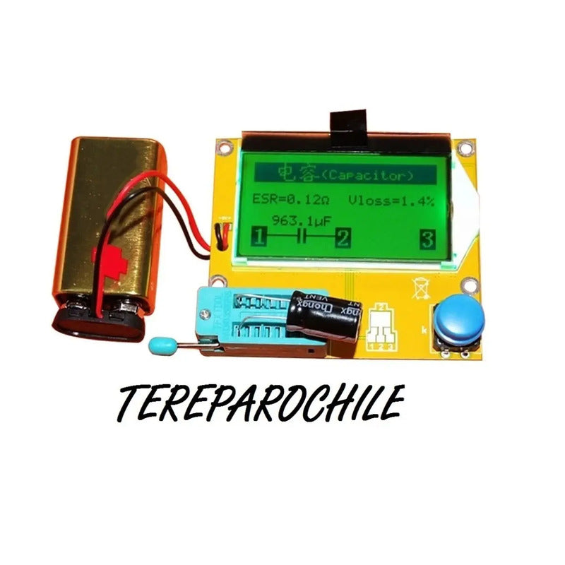 Tester Componentes Electronicos Transistores Diodos Esr
