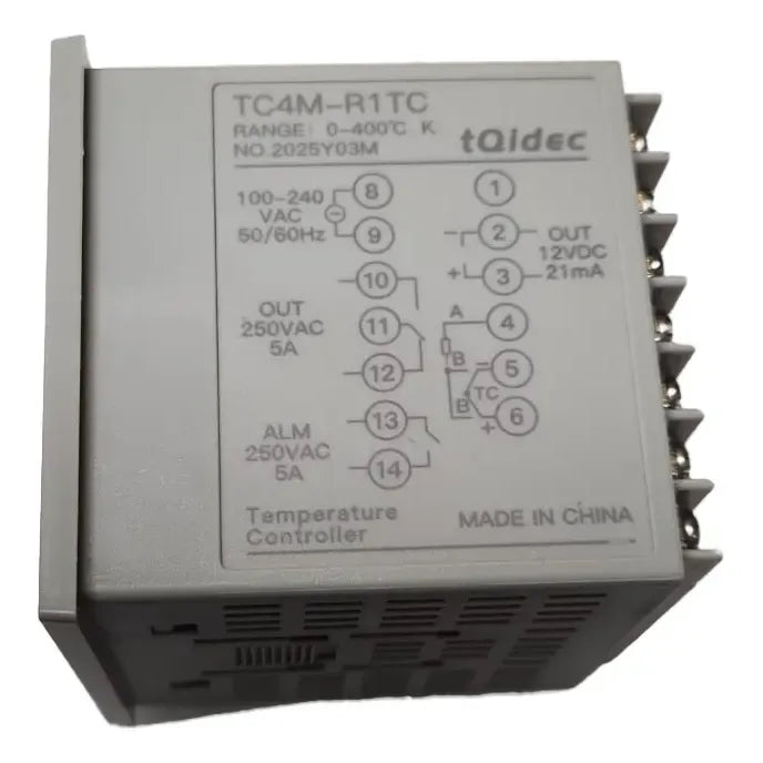 Control Digital De Temperatura Tc4m-r1tc Termostato 0-400°c Industrial