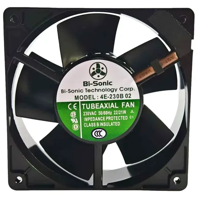 Ventilador 120x38 Mm 230 V 4e-230b 02 4e230b02 2conectores Negro