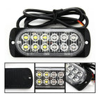 2x Foco Neblinero Luz Led Estroboscopico 12v 24v Blanca Azul