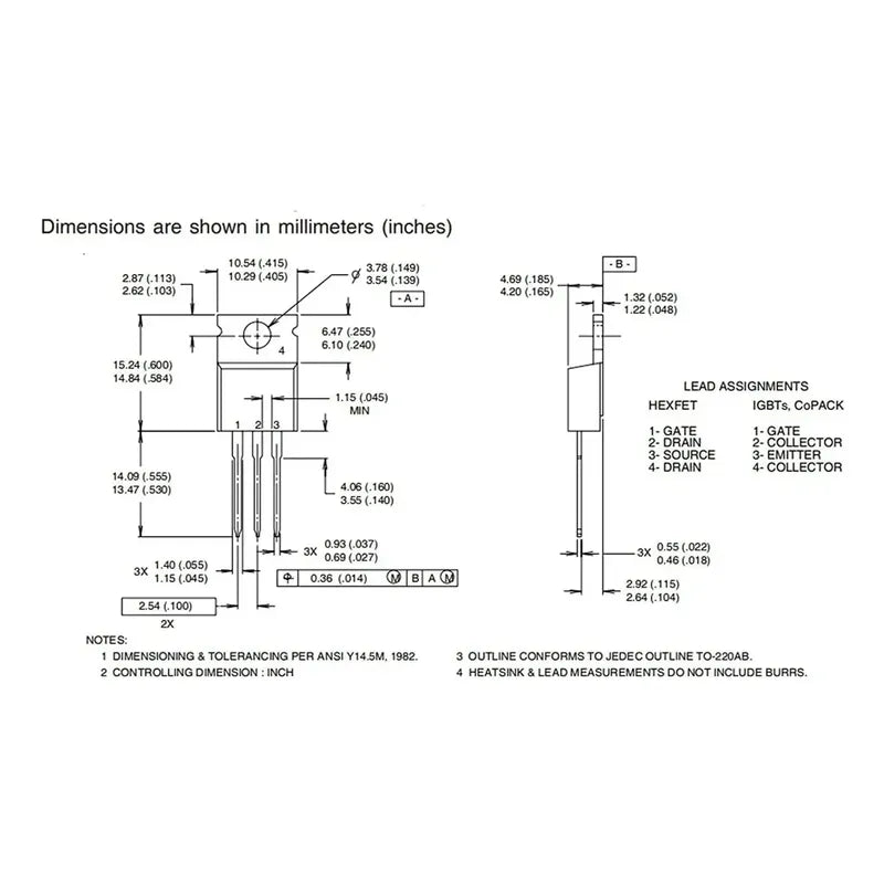 Kit 50 Mosfet 10 Modelos Irf640 740 840 1010 Irfz44 Irf3205