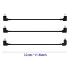 Cable Otg Compatible Dji Drone 30cm 90° Micro Usb A Tipo C Negro