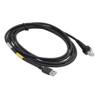 Cable Usb Tipo A A Rj45 Y Rj50 De 3m Negro Para Dispositivos Honeywell