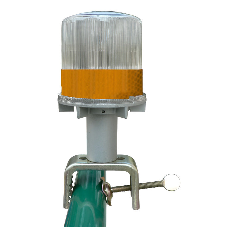 Baliza Solar Amarilla Luz Advertencia Led Interperie Flash