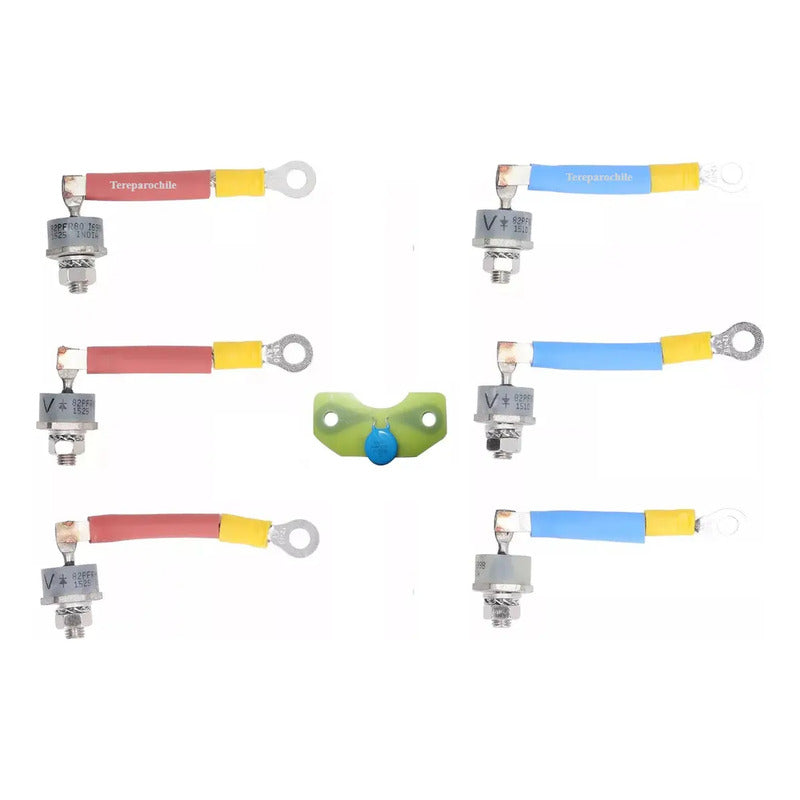 Set 6 Diodos Para Leroy Somer Lsa461 82pfr80 82pf80 Varistor