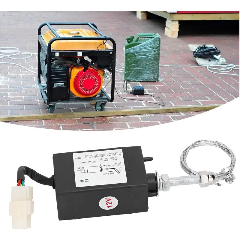 Solenoide Parada Motor 12v Valvula Selenoide Normal Cerrado