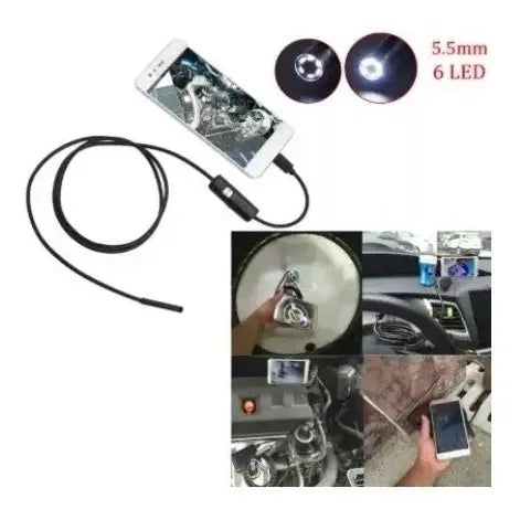 Camara Espia Endoscopio Puerto Tipo C - Micro Usb - Usb 2mt