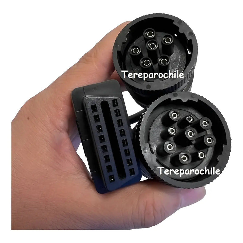 Adaptador Obdii 16 Pin 9 Pin 6 Pin Para Camiones J1939 J1708