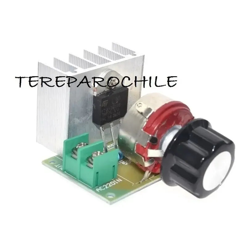 Dimmer Regulador Velocidad Motor 4000w 220v Control Pwm Scr