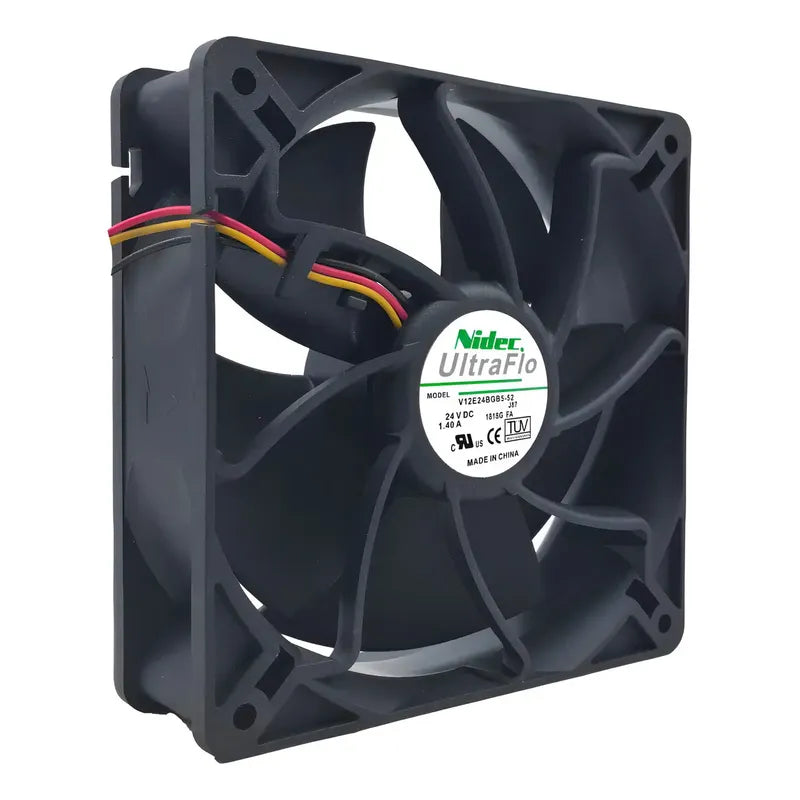 Ventilador Nidec V12e24bgb5-52 24v 120x120x38mm Fan Cooler Negro
