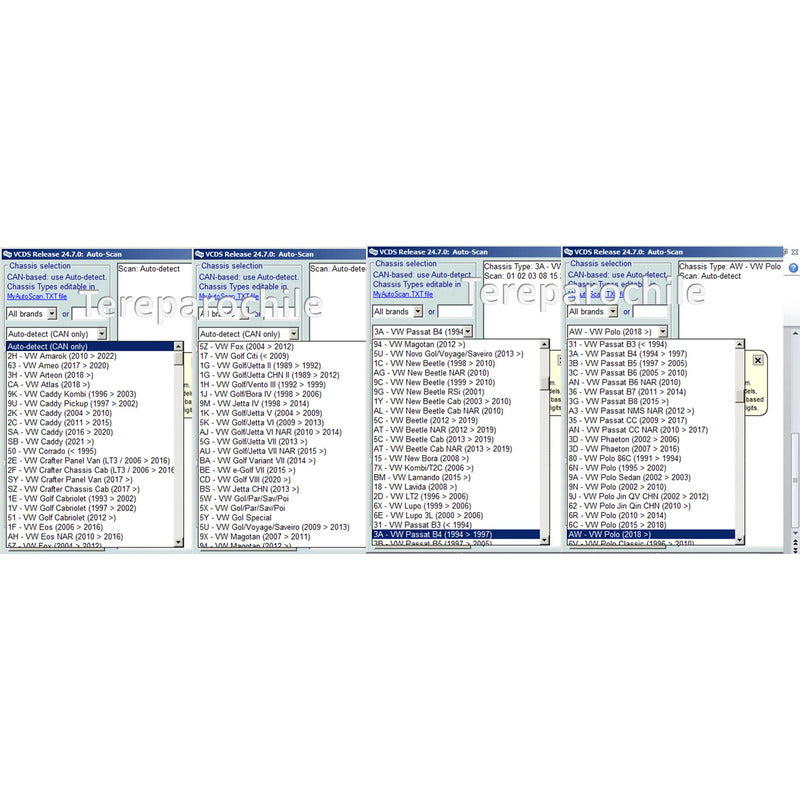 Software Escaner Auto Vagcom Vcds Hexv2 Para Volkswagen Audi