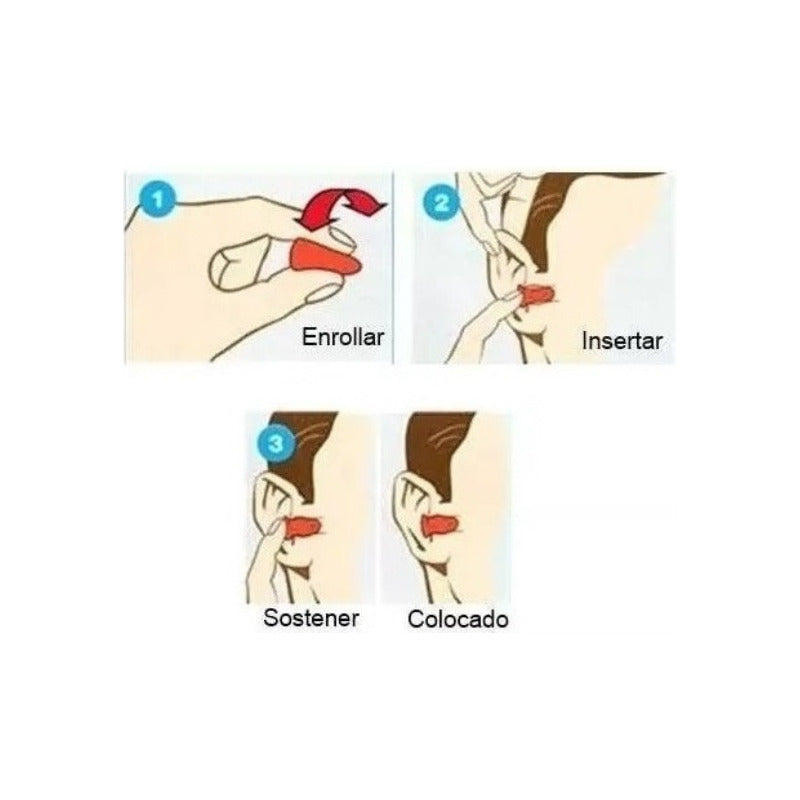 Pack 30 Pares Tapones 3m Detallados Protectores Oído 60 Unid